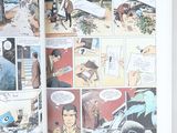 a picture of a comic book open to a page