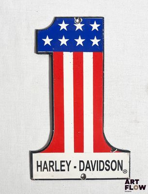 une image représentant le panneau « Number One » de Harley-Davidson