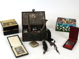 many items that are sitting on a table together