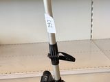 a metal detector on a stand in a store