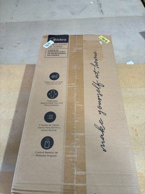 a cardboard box on a table with instructions on it