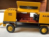 a toy truck that is sitting on a table