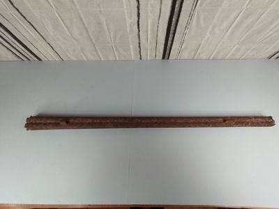 Deux canons juxtaposés de fusil de chasse à percussion.