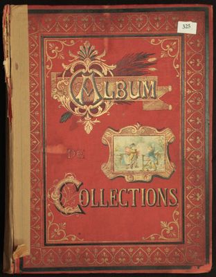 un vieux livre avec l'image d'un oiseau sur la couverture