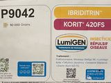 a label on the back of a box of lumigen