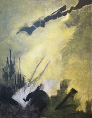 Jacques JOOS (1945-2021), " Composition II " 2003, technique…