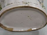 a close up of a coffee cup on a table