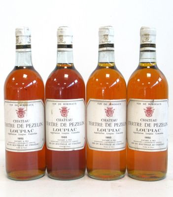 4 Blles CH. TERTRE DE PEZELIN Loupiac 1986 - Photo 1