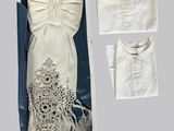 a white dress in a box with a white dress on it