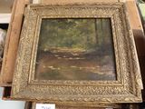 a picture of a picture of a painting on a table