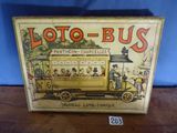 lotto - bus avec des passagers à l'avant et sur les côtés