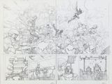 une image représentant une page de bande dessinée sur laquelle figure un groupe de personnes