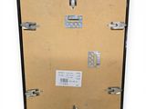 a picture of a piece of cardboard with metal hardware on it