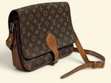 Sac à bandoulière Louis Vuitton en toile Monogram et cuir