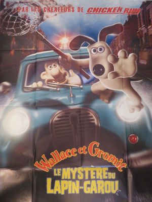 l'affiche du film « Le Mystère du Lapin-Garou » de Wallace et Gromit