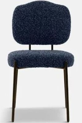 23 / Chaise - MOGAN - Bleu crépuscule & métal noir - As…