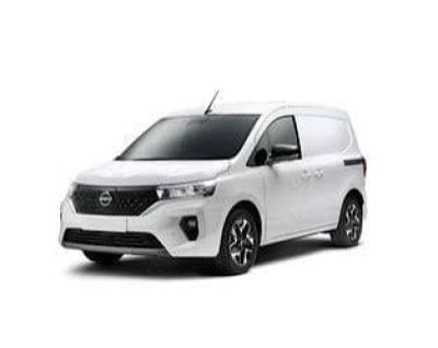a white van parked on a white surface with a white background