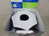 a box that has a air cleaner inside of it