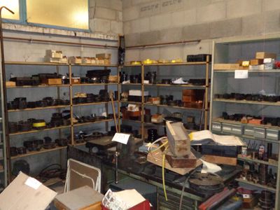 a room filled with lots of assorted items on shelves