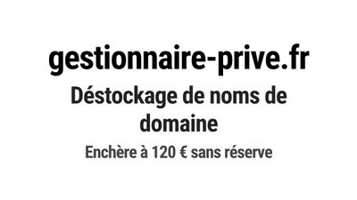 Nom de domaine gestionnaire-prive.