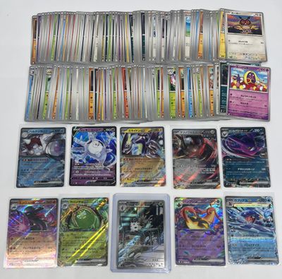 a lot of cards that are sitting on a table