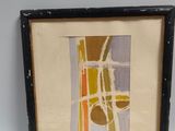 framed picture of a picture of a painting of a city