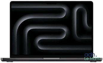 une image représentant un ordinateur portable sur fond noir