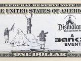 an image of a one dollar bill with a drawing of people on it
