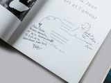 a book with a picture of a man and a woman on it
