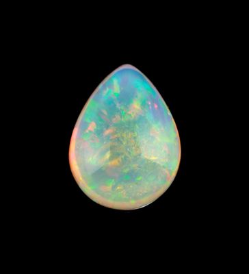 an oplite is shown in the dark with a black background