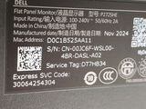 a close up of a label on the back of a vehicle