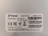 the back of a white refrigerator with a label on it