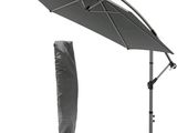 une image représentant un grand parapluie surmonté d'une housse
