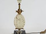 a lamp that is sitting on top of a table