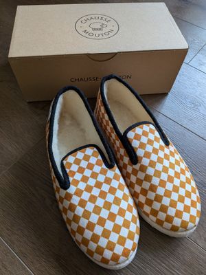 Paire de charentaises de marque CHAUSSE MOUTON