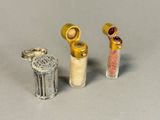 three different types of lighters sitting on a table