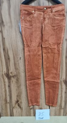 Lot de 120 pantalons femme ? Coloris terracotta effet dlav…