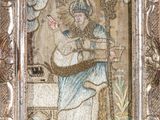 une image représentant un tableau où l'on voit un homme jouant d'un instrument de musique