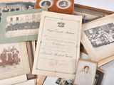many old photos of people in this case