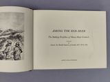 an open book with a picture of a man and a woman in a field
