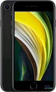 Le nouvel iPhone SE est disponible en noir et en argent.