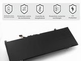 a close up of a laptop battery with the words protections multiples