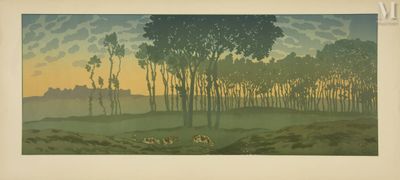 Henri Rivière (1864-1951) L'Aube (pl. de La Féérie des Heure…