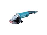 a close up of a small angle grinder on a white background