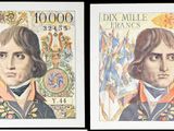 deux images différentes représentant un homme et une femme sur un billet d'un dollar