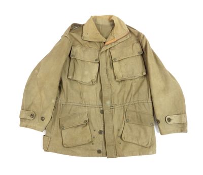 a close up of a jacket on a white background with a white background