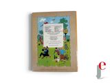 an old children ' s book with a picture of a man and a dog