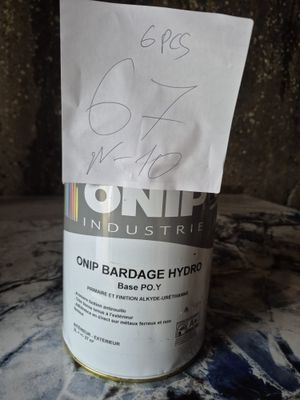 Lot de 6 pots ONIP Bardage Hydro,3l, peinture primaire et fi…