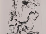 an image of a black and white drawing of a group of people