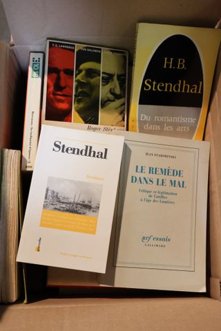Lot de 4 cartons de littérature édition Gallimard et divers
